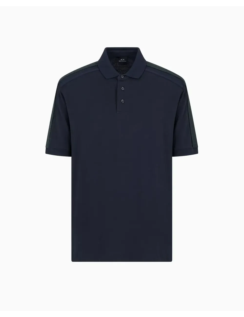 Polo uomo regular fit in piquè di cotone e dettaglio logo tape XM000307AF10366 A|X Armani Exchange Polo uomo regular fit in piquè di cotone e dettaglio logo tape XM000307AF10366 A|X Armani Exchange