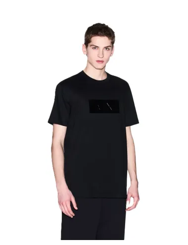 T-shirt uomo in cotone regular fit stampa logo vinile XM000786AF10364 A|X Armani Exchange