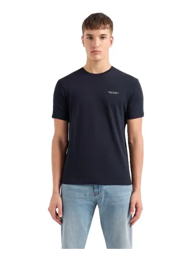 T-shirt uomo in jersey di cotone con logo minimal 8NZT91Z8H4Z A|X Armani Exchange