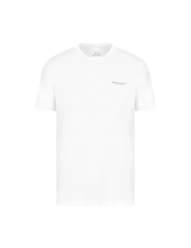 T-shirt uomo in jersey di cotone con logo minimal 8NZT91Z8H4Z A|X Armani Exchange
