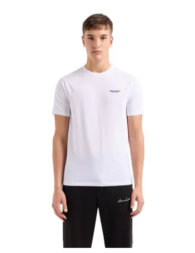 T-shirt uomo in jersey di cotone con logo minimal 8NZT91Z8H4Z A|X Armani Exchange