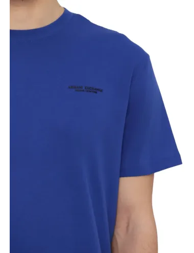 T-shirt uomo in jersey di cotone con logo minimal 8NZT91Z8H4Z A|X Armani Exchange