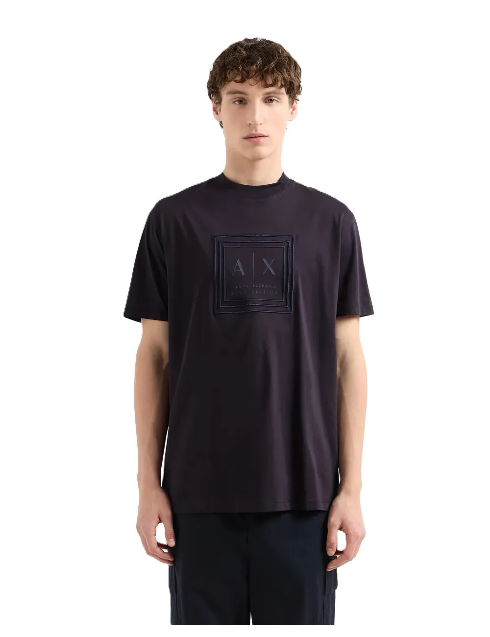 T-shirt uomo in cotone mercerizzato regular fit XM000358AF10364 A|X Armani Exchange