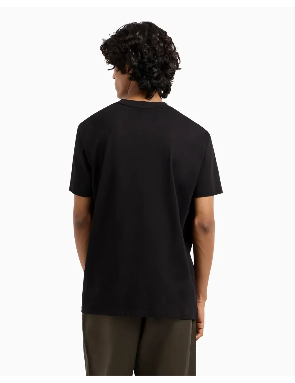 T-shirt uomo maniche corte in cotone regular fit logo in rilievo XM000554AF10356 A|X Armani Exchange