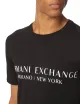 T-shirt uomo maniche corte in cotone con logo a contrasto 8NZT72Z8H4Z A|X Armani Exchange