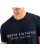 T-shirt uomo maniche corte in cotone con logo a contrasto 8NZT72Z8H4Z A|X Armani Exchange