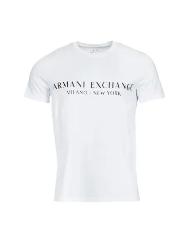 T-shirt uomo maniche corte in cotone con logo a contrasto 8NZT72Z8H4Z A|X Armani Exchange