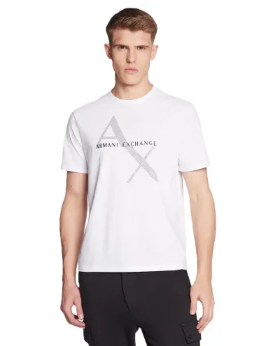 T-shirt uomo maniche corte regular fit con stampa 8NZT76Z8H4Z A|X Armani Exchange
