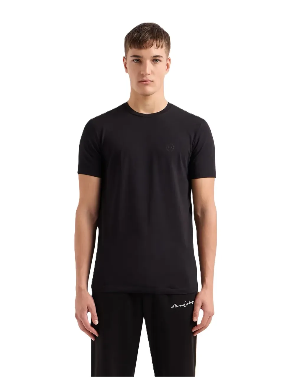 T-shirt uomo in jersey di cotone slim fit e logo minimal 8NZT84Z8M9Z A|X Armani Exchange