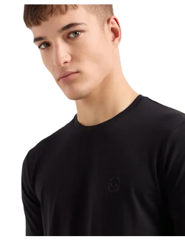 T-shirt uomo in jersey di cotone slim fit e logo minimal 8NZT84Z8M9Z A|X Armani Exchange