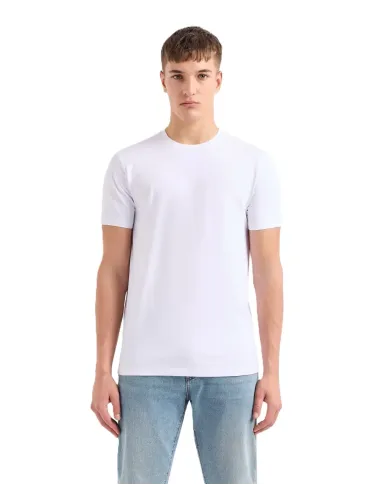 T-shirt uomo in jersey di cotone slim fit e logo minimal 8NZT84Z8M9Z A|X Armani Exchange
