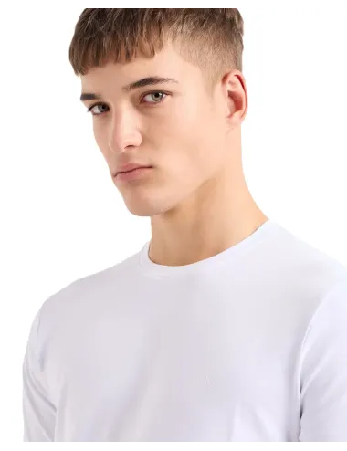 T-shirt uomo in jersey di cotone slim fit e logo minimal 8NZT84Z8M9Z A|X Armani Exchange