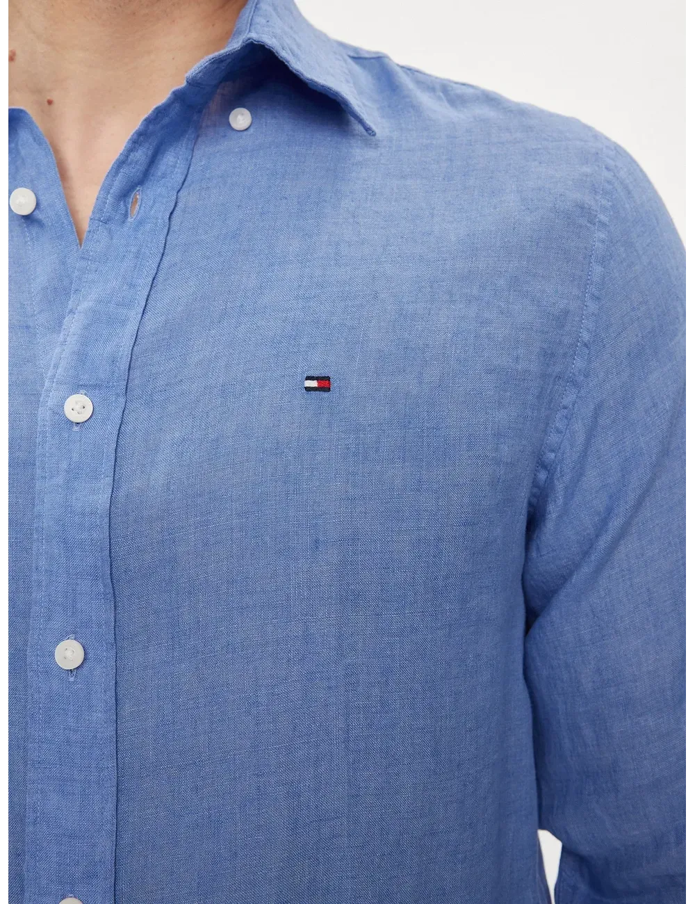 Camicia uomo in lino MW0MW34602 Tommy Hilfiger