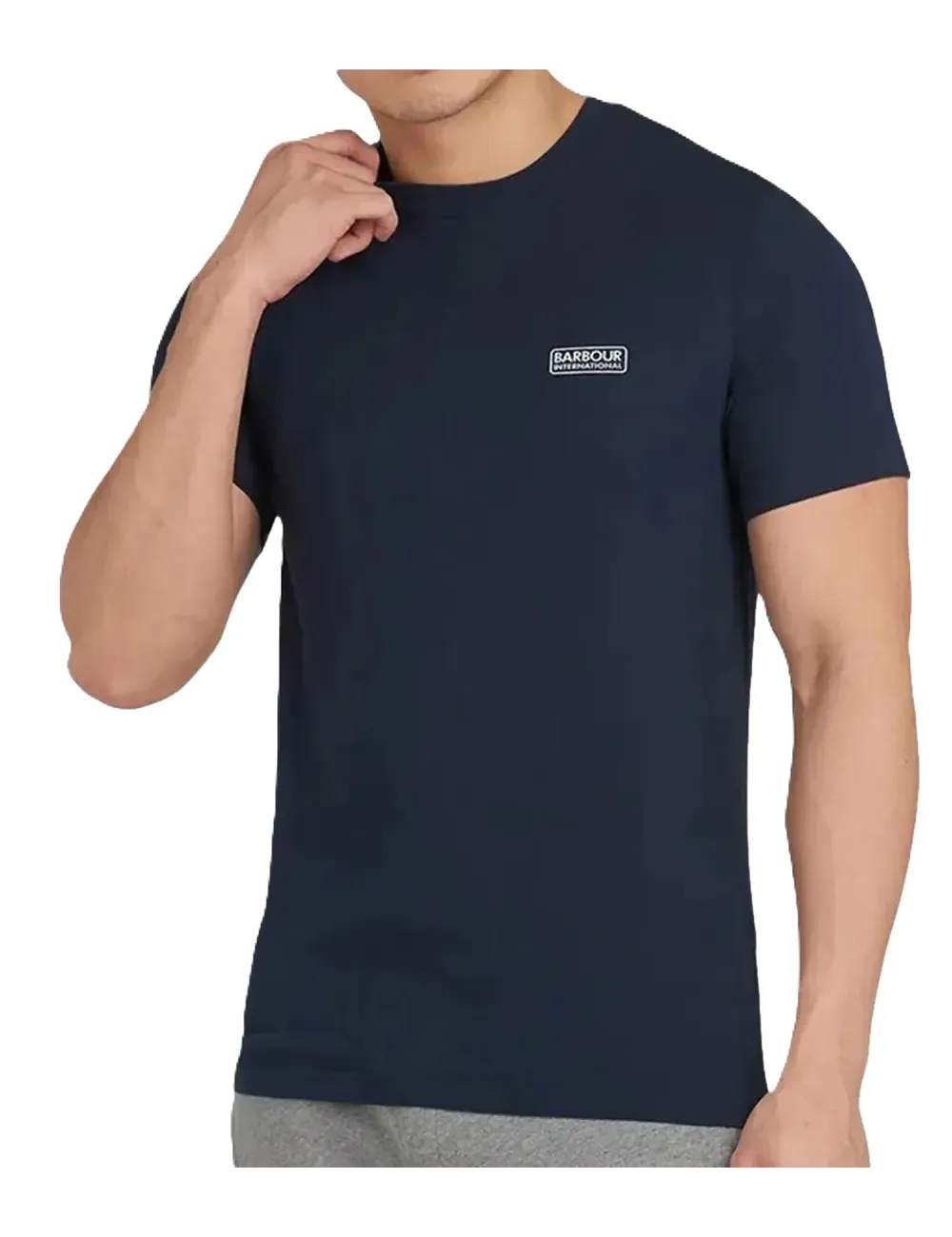 T-shirt uomo in cotone logo minimal MTS0141 Barbour