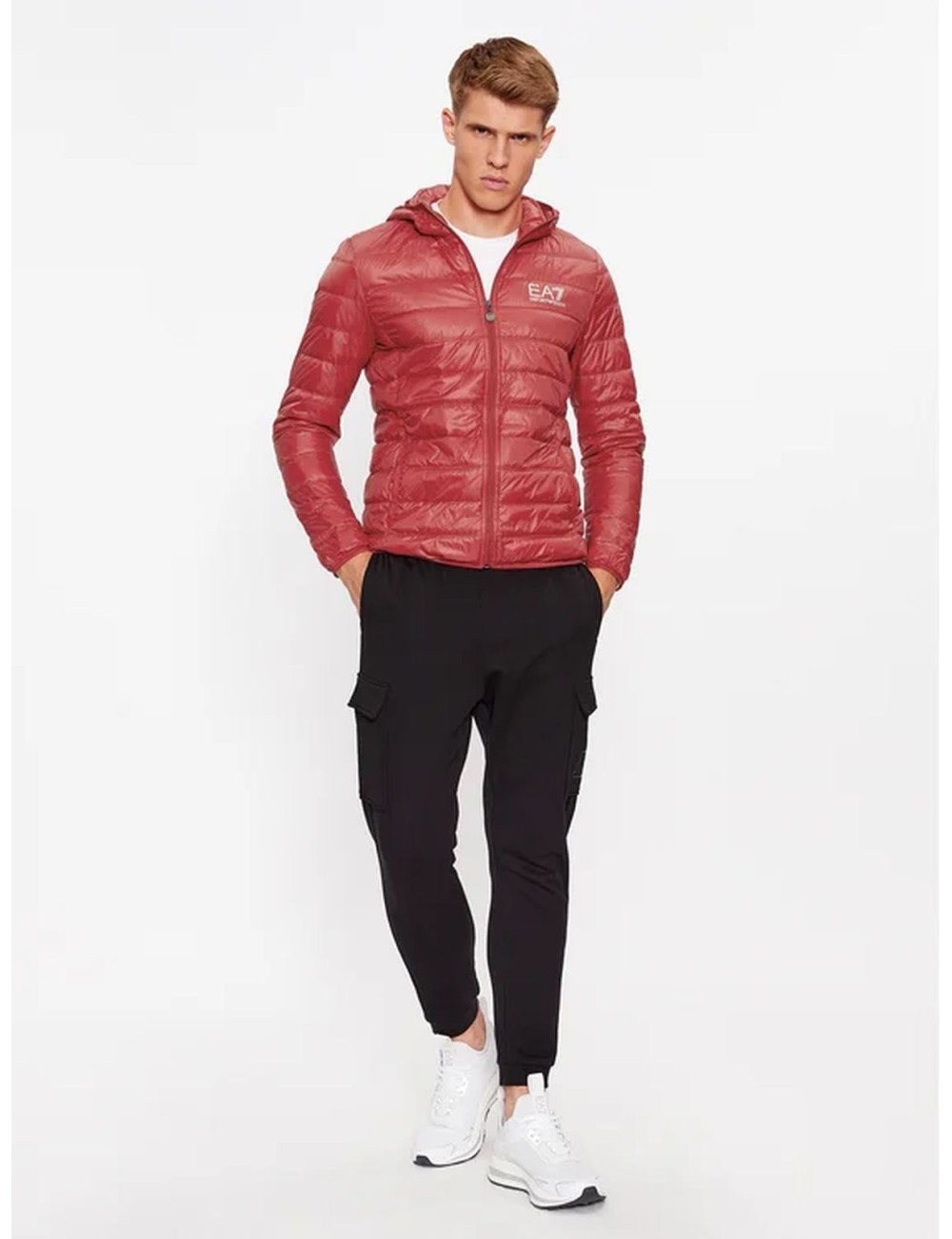 Piumino Uomo 100 grammi con cappuccio 8NPB02PN29Z EA7 Emporio Armani