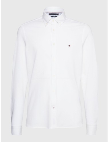 Camicia uomo in cotone slim fit MW0MW30675YCF Tommy Hilfiger