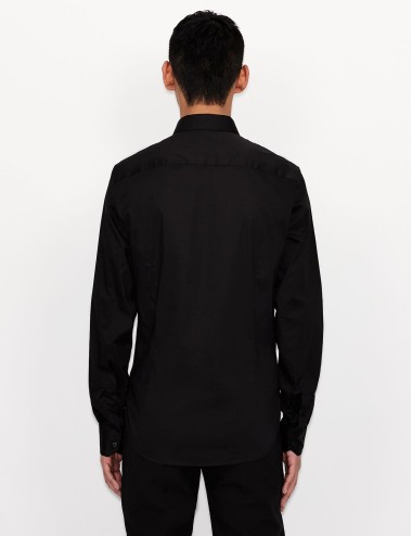 Camicia uomo in popeline di cotone 8NZC31ZN28Z A|X Armani Exchange