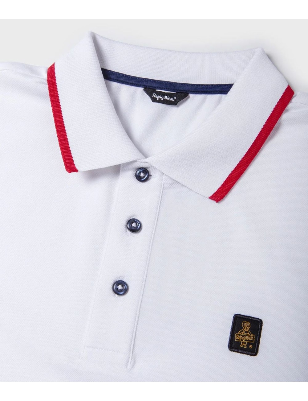 Polo uomo cotone a maniche corte e dettagli a contrasto Ray T20300PX9031 Refrigiwear