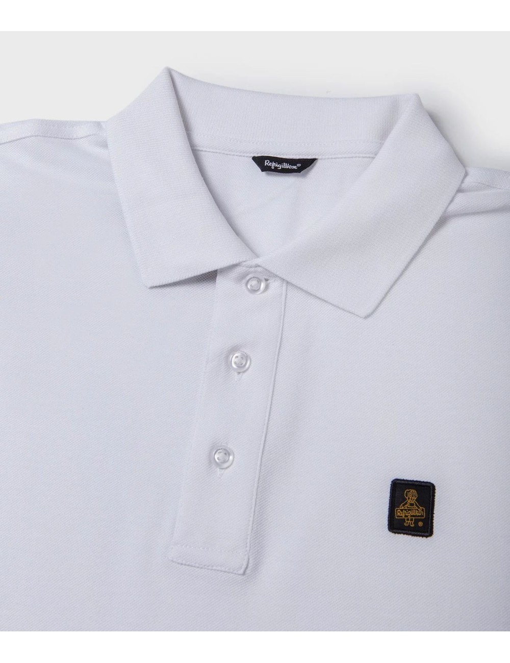 Polo uomo in cotone maniche corte regular fit Kurt con logo T25900PX9032 Refrigiwear