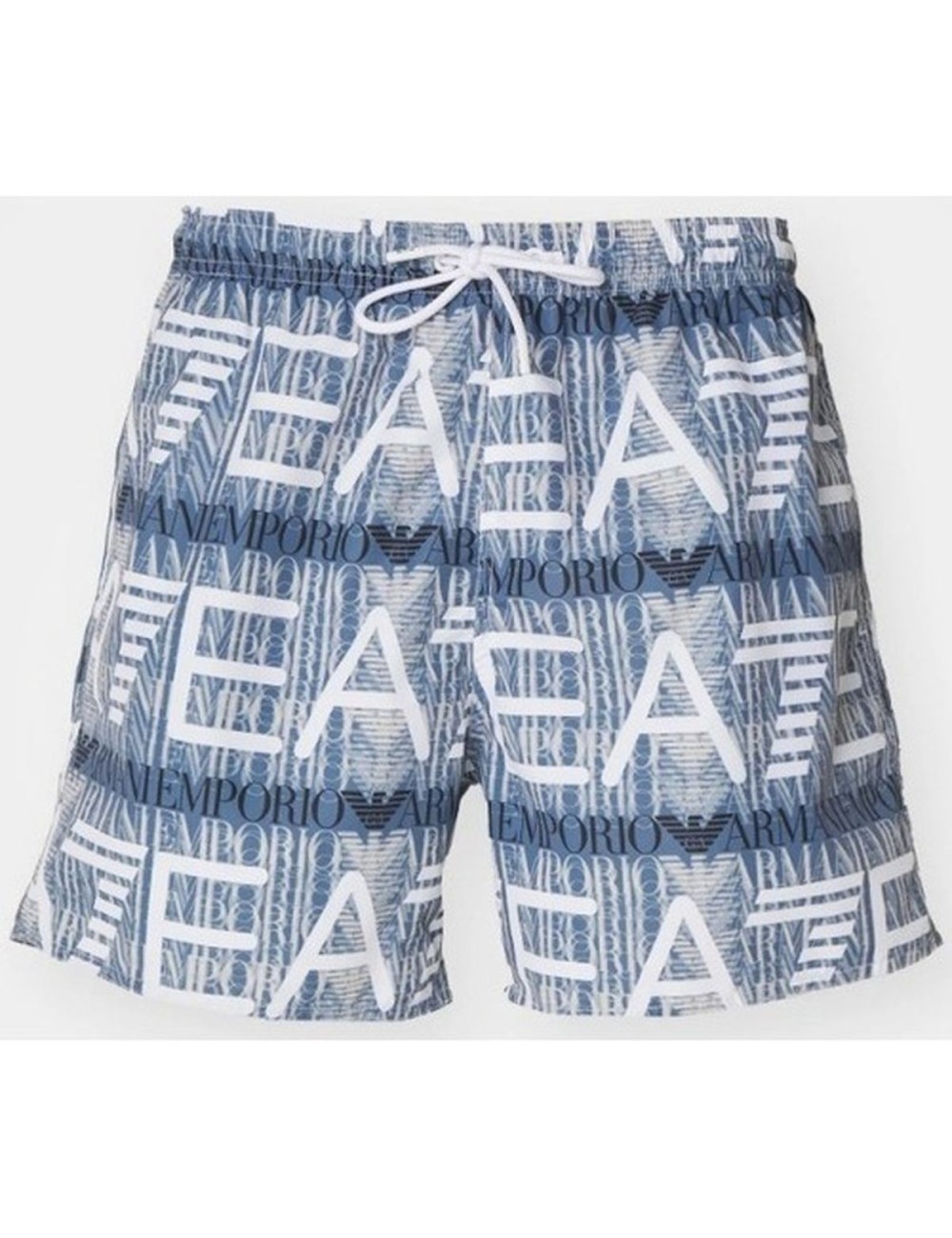 Boxer mare uomo con logo all over 9020004R748 EA7 Emporio Armani
