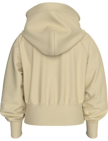 Felpa bambina con zip e cappuccio logo IG0IG02541 Calvin Klein