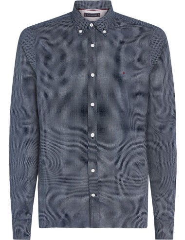 Camicia uomo in cotone Flex MW0MW35813 Tommy Hilfiger