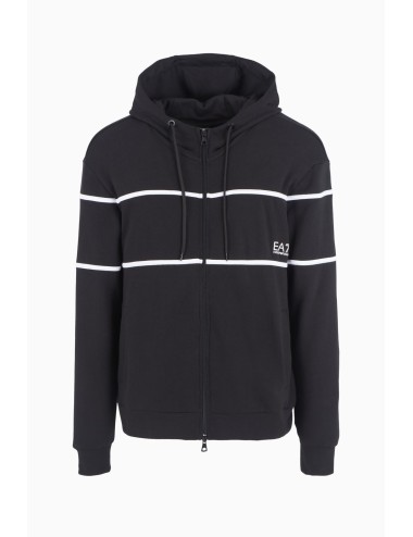 Felpa uomo con cappuccio e dettagli color block 6DPM81PJTKZ EA7 Emporio Armani