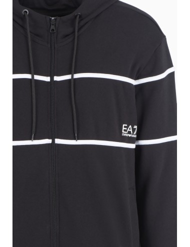 Felpa uomo con cappuccio e dettagli color block 6DPM81PJTKZ EA7 Emporio Armani