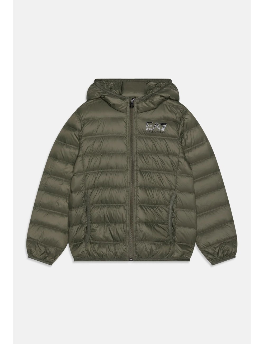 Piumino bambino trapuntato con cappuccio 8NBB05BN29Z EA7 Emporio Armani