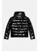 Piumino lucido ragazzo con cappuccio Cameron 24WBLKC02500 Blauer