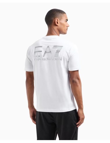 T-shirt uomo girocollo maxi stampa sul retro 6DPT06PJFFZ EA7 Emporio Armani
