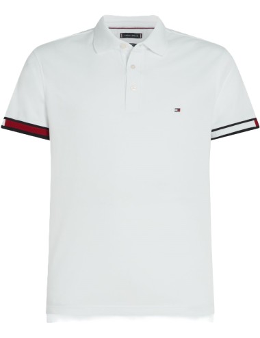 Polo uomo slim fit con dettaglio bandiera MW0MW37518 Tommy Hilfiger
