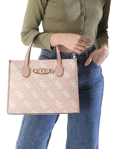 Borsa shopper Izzy in ecopelle e logo 4G HWOQ8654220 Guess