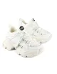 Sneakers donna in ecopelle Saturn Lace 1636351 Buffalo
