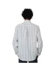 Camicia uomo in lino a righe verticali CRN011013136M Harmont&Blaine