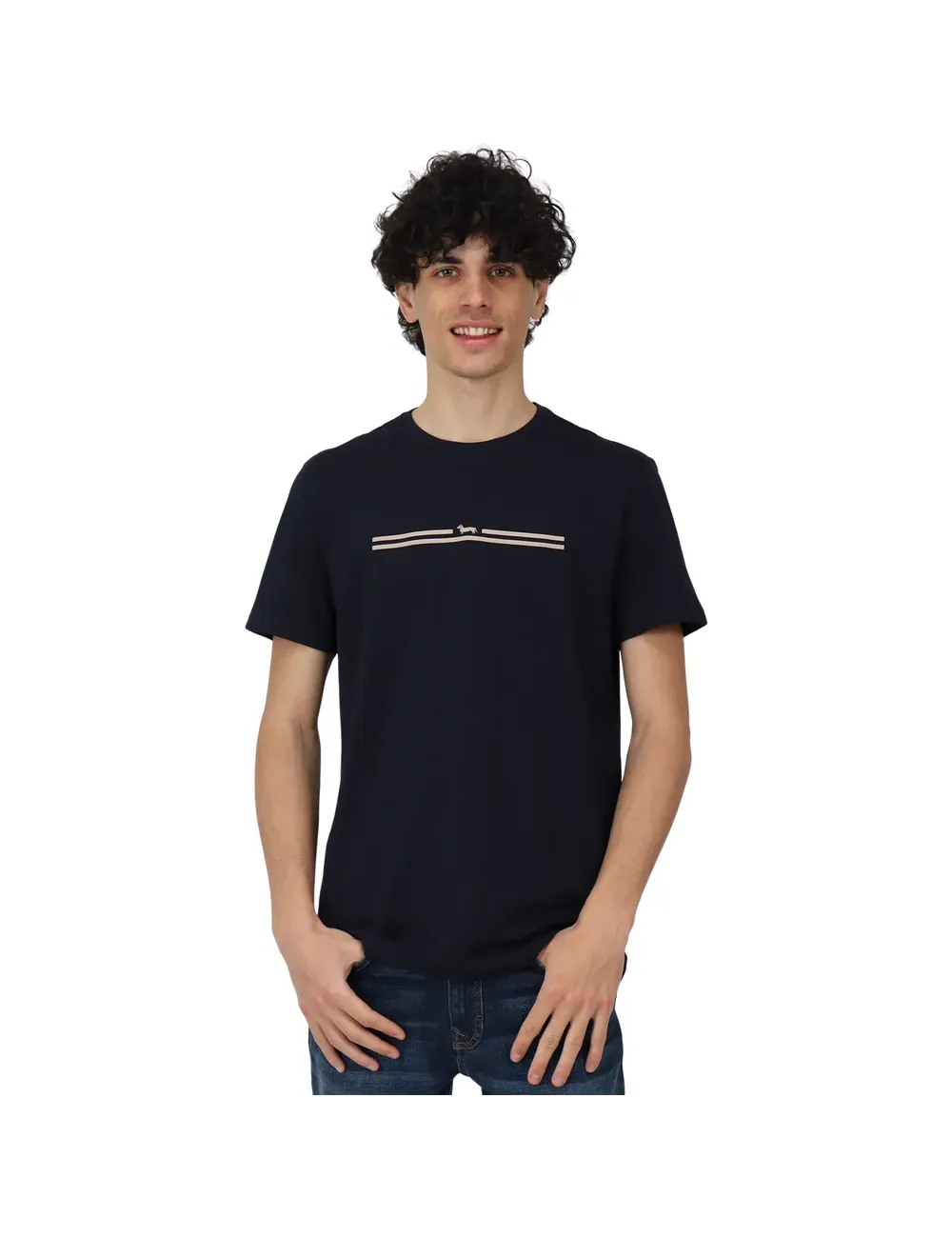 T-shirt uomo girocollo logo bassotto in rilievo IRN261021055 Harmont&Blaine T-shirt uomo girocollo logo bassotto in rilievo IRN261021055 Harmont&Blaine
