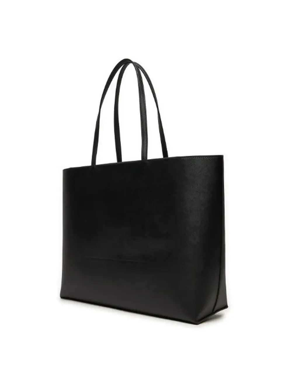 Borsa shopper con logo metallico e fodera a contrasto 78RA4BB9 Just Cavalli