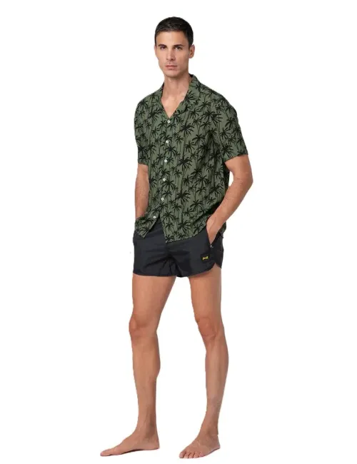 Camicia uomo bowling in viscosa maniche corte a fantasia FK25-M03CA60X21 F**K