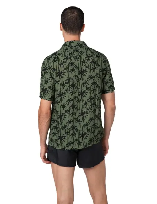 Camicia uomo bowling in viscosa maniche corte a fantasia FK25-M03CA60X21 F**K