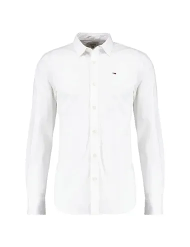 Camicia uomo in popeline di cotone slim fit DM0DM04405 Tommy Hilfiger