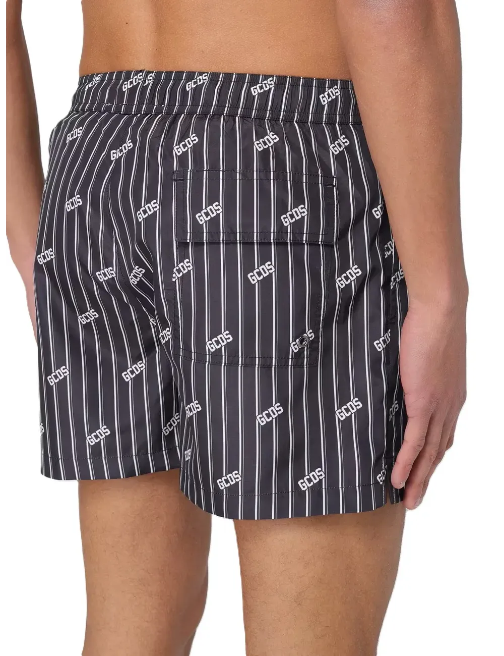 Boxer mare uomo dettaglio logo all over B1EM3902AW2 GCDS