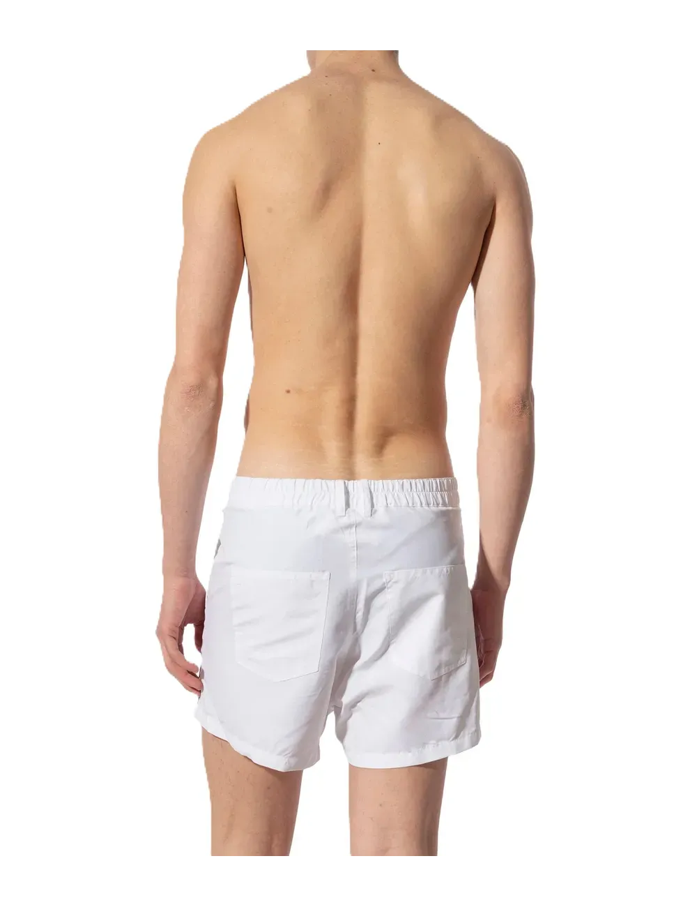 Boxer mare corto uomo maxi logo a contrasto B1EM3910SW2 GCDS
