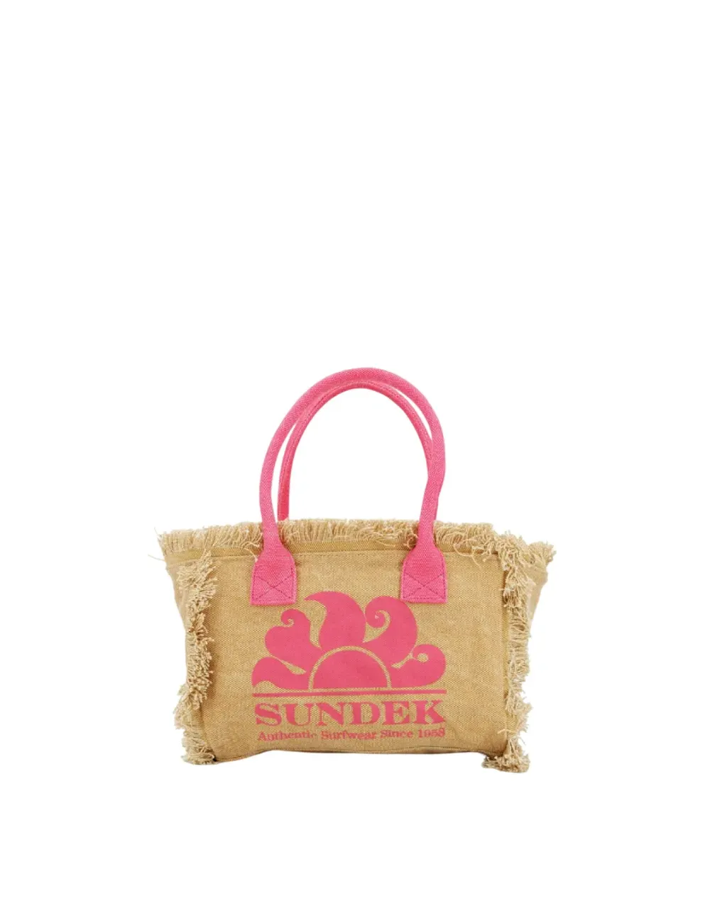 Borsa mare mini Miami con logo e manici a contrasto AW909ABCA600 Sundek