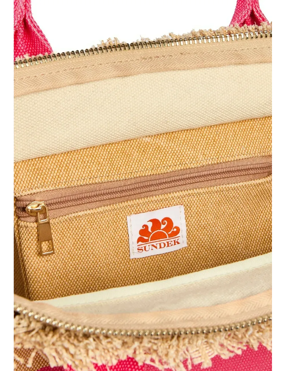Borsa mare mini Miami con logo e manici a contrasto AW909ABCA600 Sundek