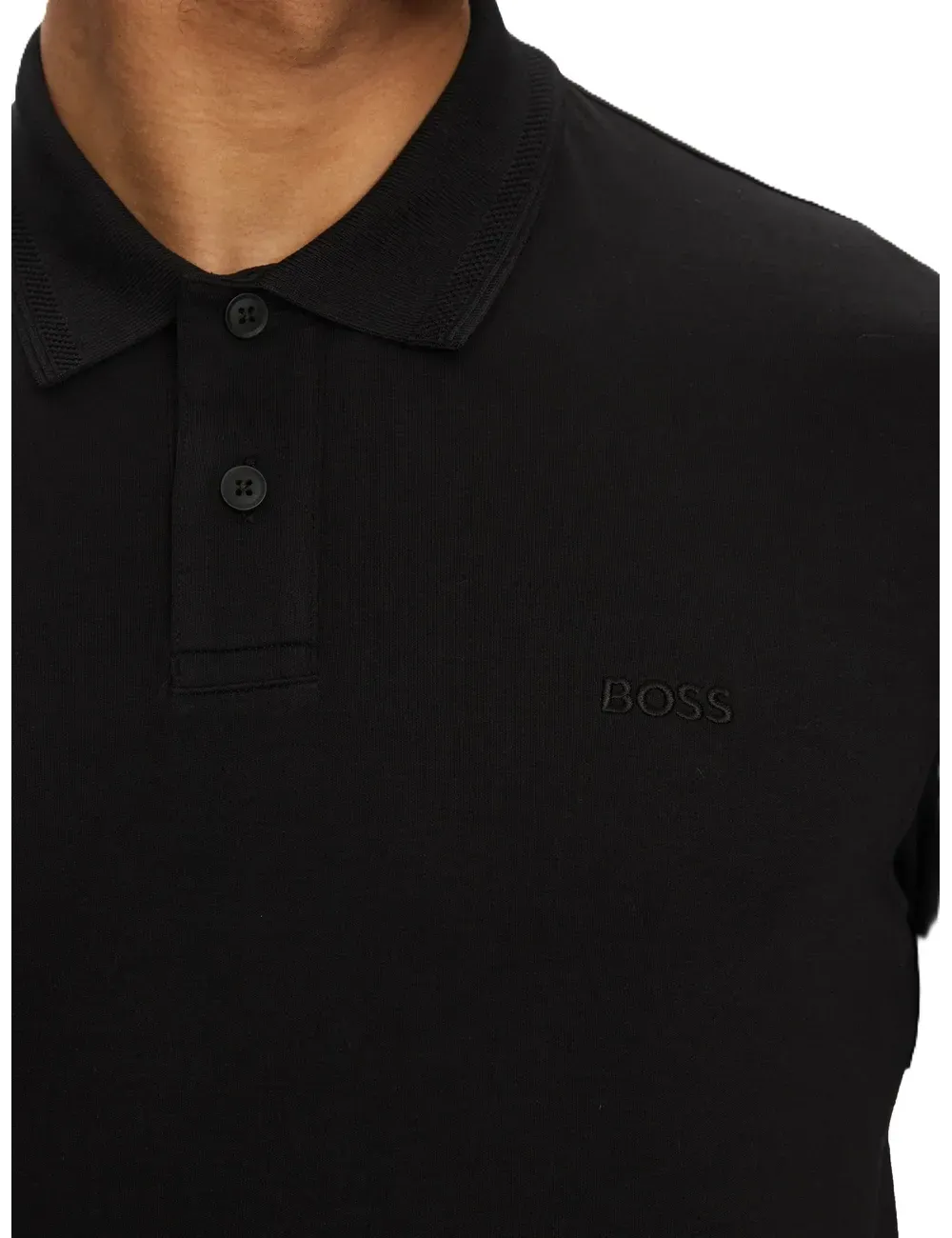 Polo uomo maniche corte in cotone con logo ricamato 50520109 Boss Orange