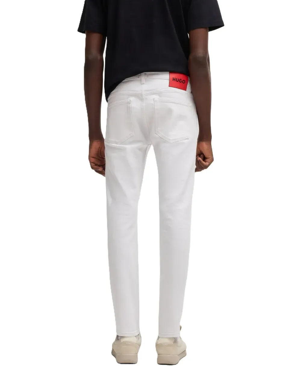 Jeans bianco uomo extra slim fit 50537696 Hugo
