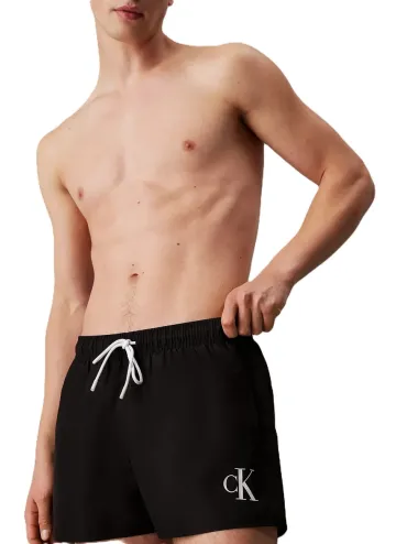 Boxer mare corto uomo logo minimal KM0KM01099 Calvin Klein