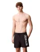 Boxer mare medio uomo ad asciugatura rapida e maxi logo a contrasto KM0KM01092 Calvin Klein