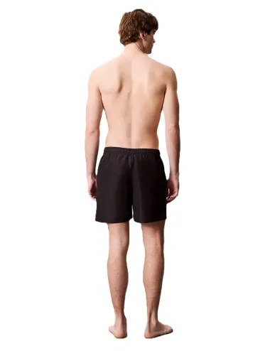 Boxer mare medio uomo ad asciugatura rapida e maxi logo a contrasto KM0KM01092 Calvin Klein