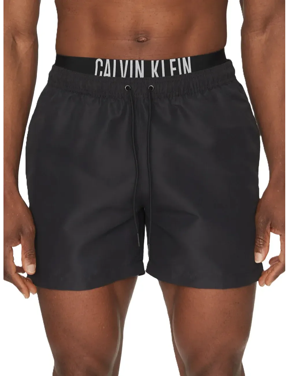 Boxer mare medio uomo asciugatura rapida con fascia brandizzata KM0KM01093 Calvin Klein